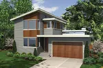 Lake House Plan Side View Photo 02 - Heika Modern Home 011D-0267 - Search House Plans and More