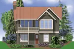 Rear Photo 01 - River Grove Harbor Cottage Home 011D-0285 - Shop House Plans and More