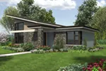 Mountain House Plan Front of House 011D-0306