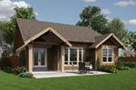 Craftsman House Plan Rear Photo 01 - Holbrook Craftsman Home 011D-0307 - Search House Plans and More