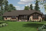 Arts & Crafts House Plan Rear Photo 03 - Fabito Rustic Prairie Home 011D-0311 - Search House Plans and More