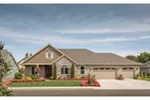 Country French House Plan Front of House 011D-0327