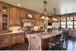 Shingle House Plan Kitchen Photo 01 - Leigh Lane Rustic Country Ranch House - Shop House Plans and More