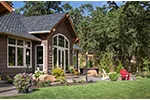 Shingle House Plan Outdoor Living Photo 02 - Leigh Lane Rustic Country Ranch House - Shop House Plans and More