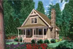 Arts & Crafts House Plan Front Photo 01 - Copper Creek Rustic Cabin 011D-0359 - Search House Plans and More