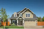 Rustic House Plan Front of House 011D-0396