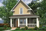 Farmhouse Plan Front of Home - Haverhill Lane Country Home 011D-0446 - Search House Plans and More