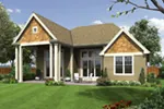 Country House Plan Rear Photo 01 - Kerston Craftsman Ranch Home 011D-0573 - Search House Plans and More