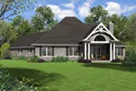 Country House Plan Rear Photo 01 - Geneva Lane Craftsman Home 011D-0606 - Search House Plans and More