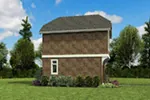 Shingle House Plan Side View Photo - Dyson Downs Narrow Lot Home 011D-0616 - Search House Plans and More