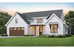 Arts & Crafts House Plan Front of Home - Mercer Way Modern Farmhouse 011D-0627 - Shop House Plans and More