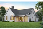 Arts & Crafts House Plan Rear Photo 01 - Mercer Way Modern Farmhouse 011D-0627 - Shop House Plans and More