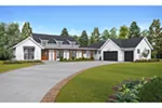 Florida House Plan Front of Home - Allison Park Modern Farmhouse 011D-0630 - Search House Plans and More