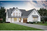 Farmhouse Plan Front of Home - Betty Lane Modern Farmhouse 011D-0651 - Search House Plans and More