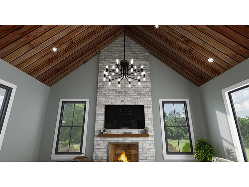 Modern House Plan Ceiling Detail Photo - 011D-0682 - Shop House Plans and More