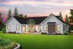 Modern House Plan Rear Photo 01 - 011D-0682 - Shop House Plans and More