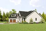 Contemporary House Plan Front Photo 03 - Kayak Creek Modern Farmhouse 011D-0712 - Search House Plans and More