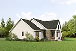 Contemporary House Plan Side View Photo 01 - Kayak Creek Modern Farmhouse 011D-0712 - Search House Plans and More