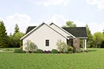 Contemporary House Plan Side View Photo 02 - Kayak Creek Modern Farmhouse 011D-0712 - Search House Plans and More