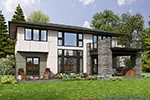 Prairie House Plan Rear Photo 01 - 011D-0713 | House Plans and More