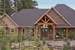 Ranch House Plan Front Photo 05 - Cliffwood Trail Lodge Home 011S-0001 - Search House Plans and More