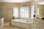 Luxury House Plan Master Bathroom Photo 02 - Castlton European Grandeur Home 011S-0002 - Search House Plans and More
