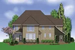 Luxury House Plan Color Image of House - Castlton European Grandeur Home 011S-0002 - Search House Plans and More
