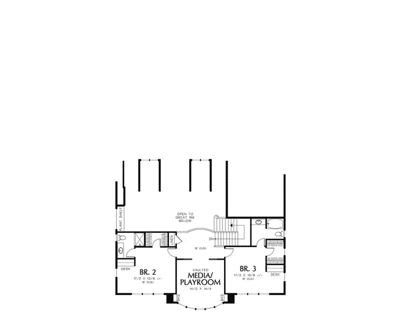 Luxury House Plan Second Floor - Catherine Manor Cape Cod Home 011S-0005 - Search House Plans and More