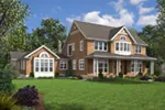 Luxury House Plan Front Image - Catherine Manor Cape Cod Home 011S-0005 - Search House Plans and More