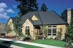 European House Plan Front of Home - White River Luxury Home 011S-0012 - Shop House Plans and More