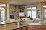 European House Plan Kitchen Photo 01 - White River Luxury Home 011S-0012 - Shop House Plans and More