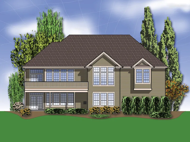 Arts & Crafts House Plan Color Image of House - Ashwood Park Luxury Home 011S-0013 - Search House Plans and More