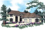 Sunbelt House Plan Front of Home - Fall Brook Luxury Home 011S-0020 - Shop House Plans and More