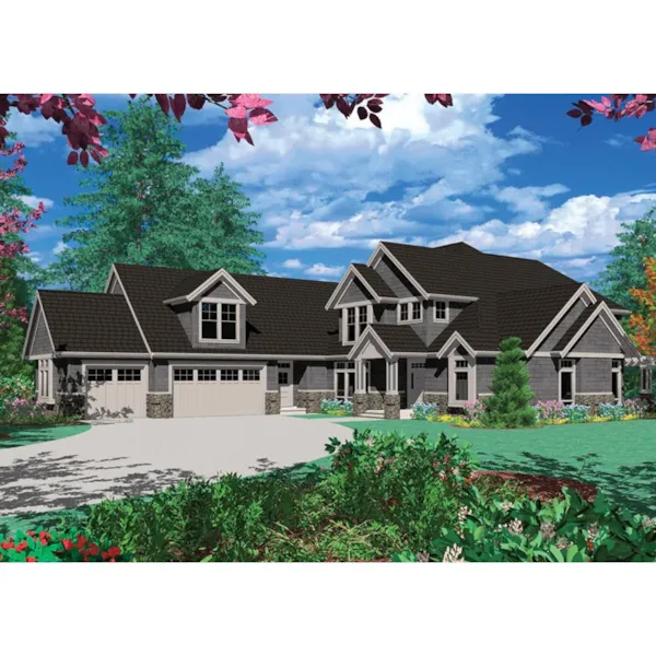 Westaire Hill Luxury Style Home Plan 011s-0033 - Shop House Plans And More