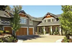 Luxury House Plan Front of Home - Glacierview Craftsman Home 011S-0043 - Search House Plans and More