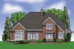 Rear Photo 01 - 011S-0048 - Shop House Plans and More