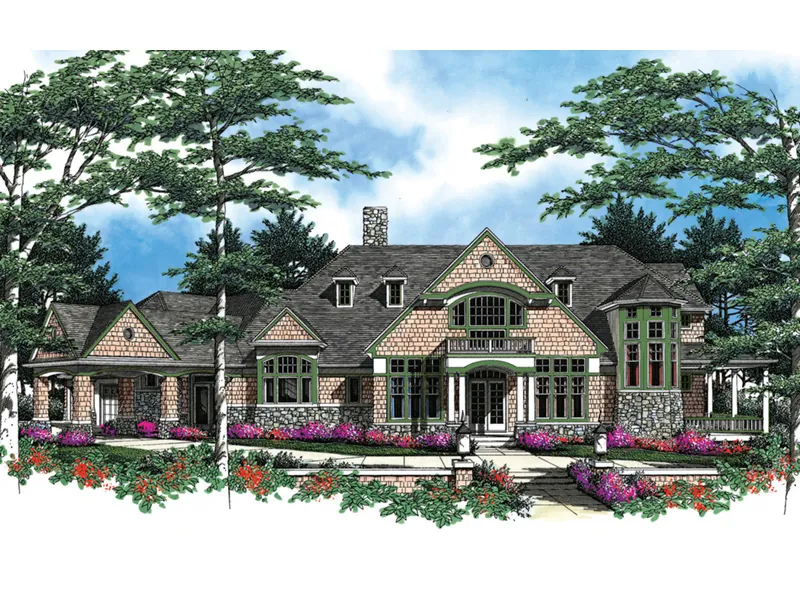 Beach & Coastal House Plan Front Image - Mission Peak Luxury Home 011S-0054 - Shop House Plans and More