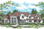 Country French House Plan Front Photo 01 - 011S-0059 - Shop House Plans and More