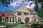 Cape Cod & New England House Plan Front Image - Freiburg Manor Luxury Home 011S-0062 - Search House Plans and More