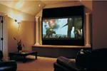 Cape Cod & New England House Plan Theater Room Photo 01 - Freiburg Manor Luxury Home 011S-0062 - Search House Plans and More