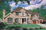 Luxury House Plan Front Image - Fairfax Manor Luxury Home 011S-0063 - Search House Plans and More