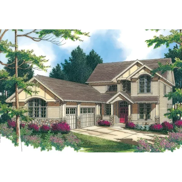 Napier Lane Craftsman Home Plan 011S-0072 - Shop House Plans and More