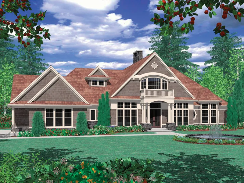 European House Plan Front Image - Reyes Craftsman Home 011S-0073 - Shop House Plans and More