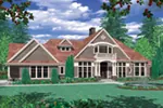 European House Plan Front Image - Reyes Craftsman Home 011S-0073 - Shop House Plans and More