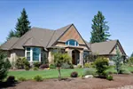 European House Plan Front Photo 01 - Reyes Craftsman Home 011S-0073 - Shop House Plans and More