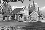 Arts & Crafts House Plan Front Image of House - Canterra Traditional Home 011S-0074 - Shop House Plans and More