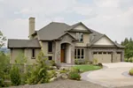 Luxury House Plan Front of Home - Canterra Traditional Home 011S-0074 - Shop House Plans and More