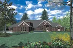 Ranch House Plan Front Image - Concannon Luxury Home 011S-0076 - Shop House Plans and More
