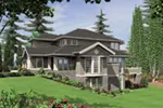 Lake House Plan Front Image - Decker Point Luxury Home 011S-0077 - Shop House Plans and More