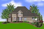 Shingle House Plan Color Image of House - 011S-0078 - Shop House Plans and More